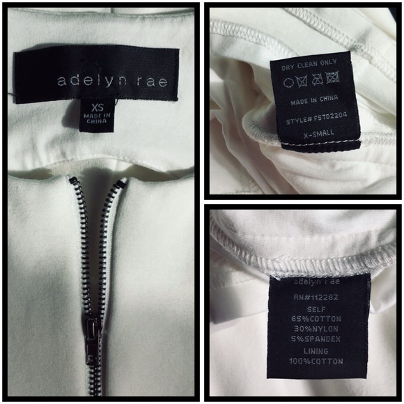 Adelyn Rae | Zipper Front Bodycon Dress | XS - Picture 3 of 8